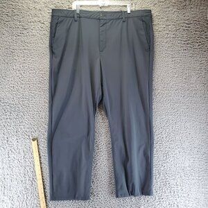 Chaps Pants Mens Size 44X30 Gray Straight Fit Recycled Polyester Blend